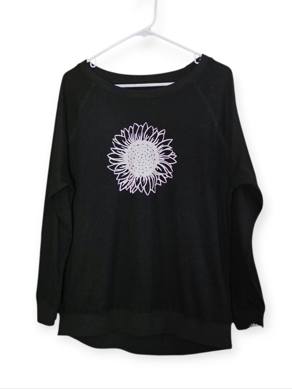 Sunflower Black Graphic Oversized Sweatshirt L - Picture 2 of 5